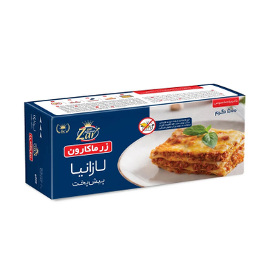 لازانیا زر ماکارون وزن 500 گرم