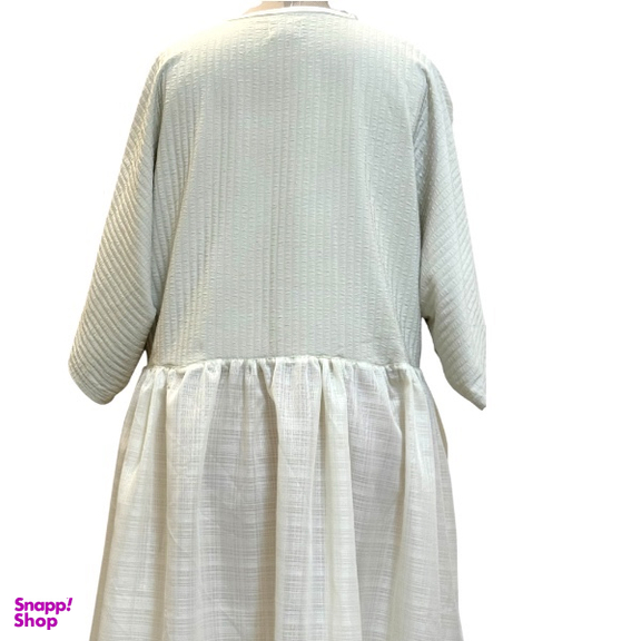مانتو زنانه صدف کد 027 رنگ سفید