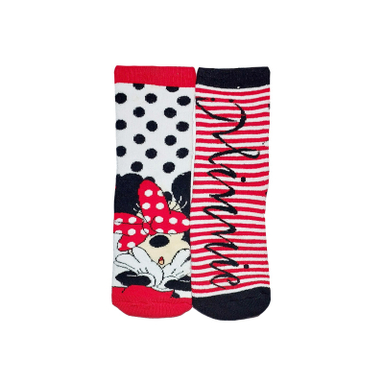 جوراب ساق کوتاه دخترانه دیزنی کد 3572 مجموعه 2 عددی