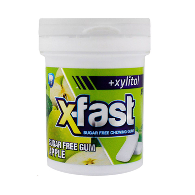 آدامس بدون شکر با طعم سیب ایکس فست 24 گرم