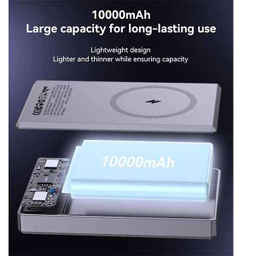 پاوربانک فست شارژ مگ سیف یسیدو مدل YESIDO YP61 15W ظرفیت 10000 میلی آمپر ساعت