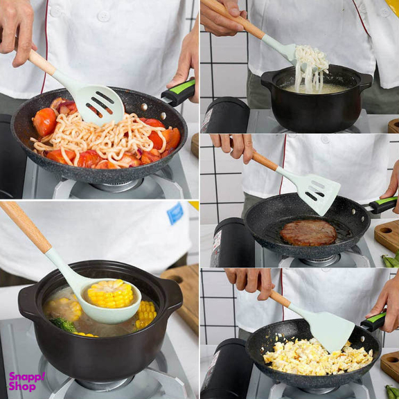 سرویس کفگیر و ملاقه 12 پارچه وون مدل KITCHEN LIFE-1007
