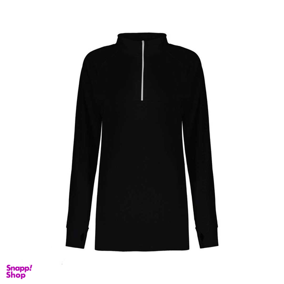 تونیک ورزشی زنانه پانیل رنگ مشکی