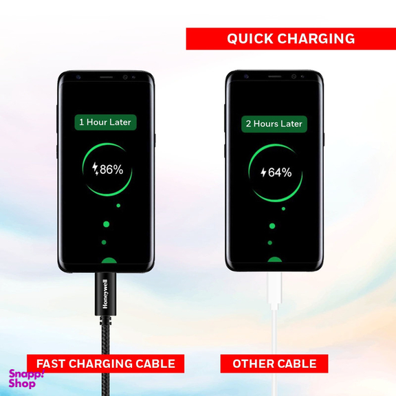 کابل تبدیل USB به USB-C هانیول مدل  HC000033 طول 1.2 متر