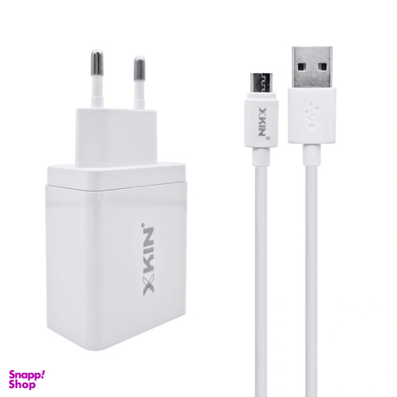 شارژر دیواری ایکس کین مدل XK-HC50 به همراه کابل Microusb
