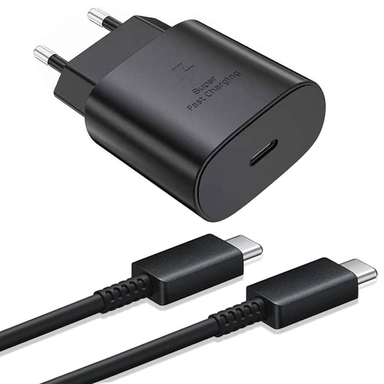 شارژر دیواری اصلی سامسونگ با کابل USB Type-C طول 1 متر
