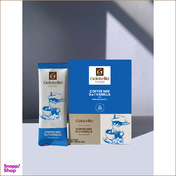 کافی میکس 3×1 وانیلی گونتلو وزن 200 گرم بسته 10 عددی