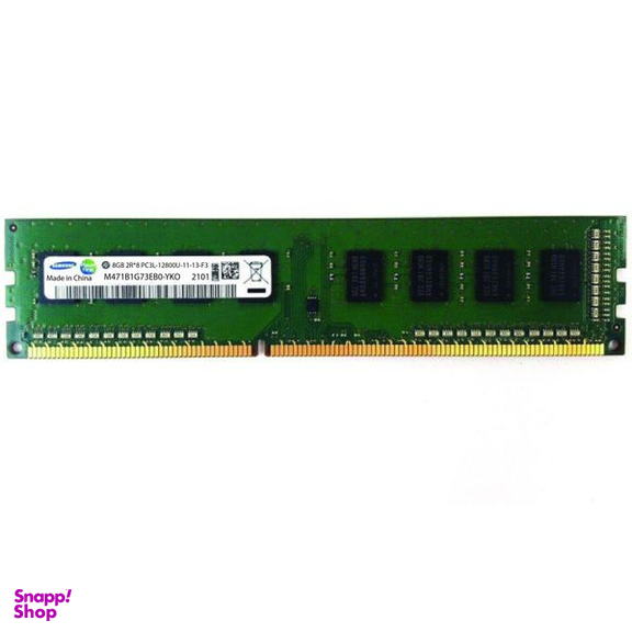 رم دسکتاپ DDR3 تک کاناله 1600 مگاهرتز CL11 سامسونگ مدل PC3 ظرفیت 8 گیگابایت