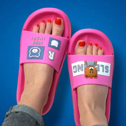 دمپایی بچگانه زیتون مدل الیت رنگ صورتی