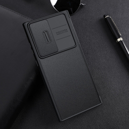 کیف کلاسوری نیلکین مدل Qin Pro Plain Cloth مناسب برای گوشی موبایل سامسونگ Galaxy S23 Ultra
