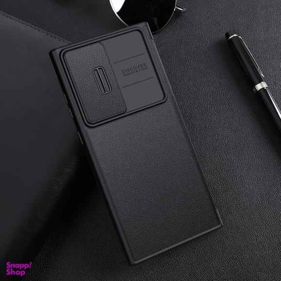 کیف کلاسوری نیلکین مدل Qin Pro Plain Cloth مناسب برای گوشی موبایل سامسونگ Galaxy S23 Ultra