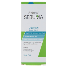 مایع شوینده غیر صابونی بدن آردن سری Sebuma مدل Liquipain حجم 250 میلی‌ لیتر