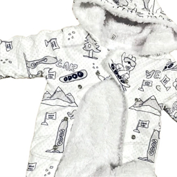 کاپشن نوزاد کد 130 رنگ سفید