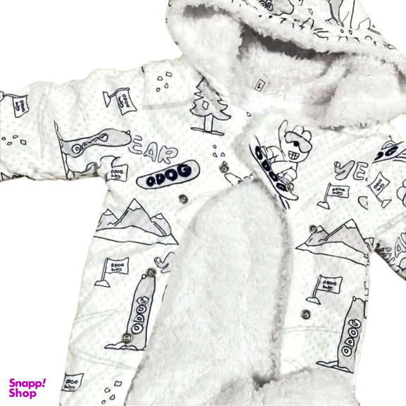 کاپشن نوزاد کد 130 رنگ سفید