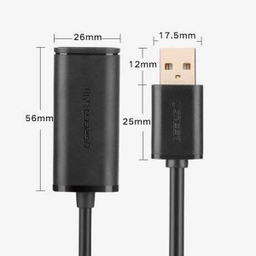 کابل افزایش طول Extension USB 2.0 Active یوگرین مدل US121 کد 10323 طول 15 متر