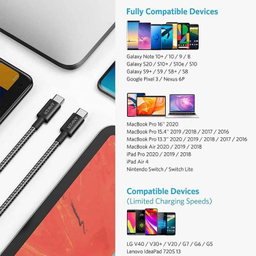 کابل دیتا 100 وات Type-C انکر مدل 333 طول 1 متر