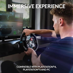 فرمان بازی لاجیتک مدل G29 همراه با دسته دنده‌ Driving Force Shifter