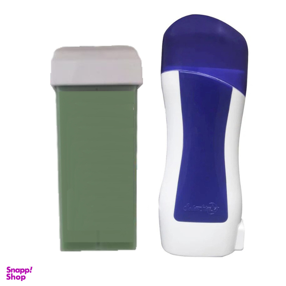 دستگاه ذوب موم مدل خشابی به همراه موم چای سبز وزن 100 گرم