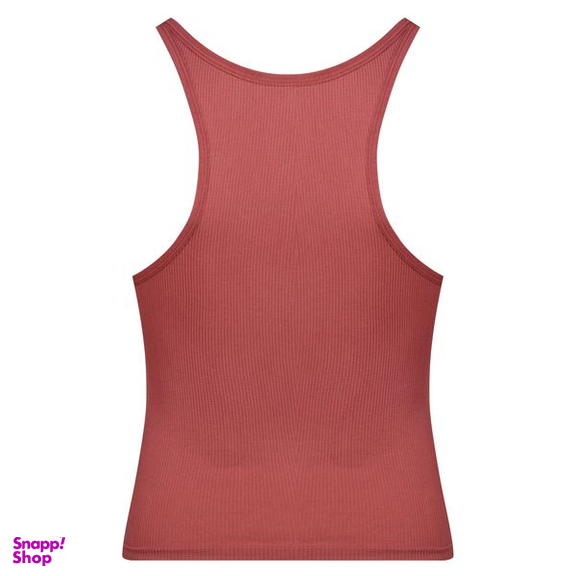 کراپ تاپ زنانه ماییلدا مدل بند سیلیکونی پددار کد 4980 رنگ آجری