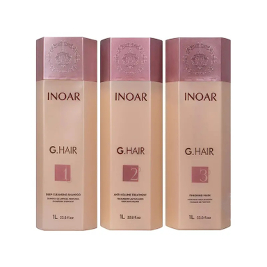 مجموعه مراقبت از مو اینوآر مدل G hair حجم 1000 میلی لیتر بسته 3 عددی