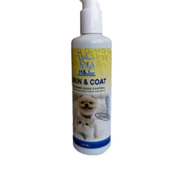 شامپو ضد حساسیت سگ و گربه اچ اند جی پت مدل SKIN & COAT حجم 330 میلی لیتر