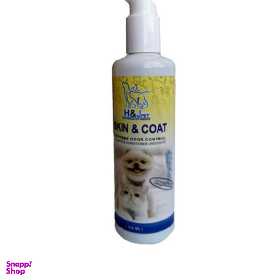 شامپو ضد حساسیت سگ و گربه اچ اند جی پت مدل SKIN & COAT حجم 330 میلی لیتر