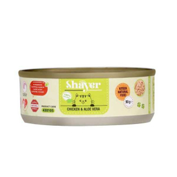 کنسرو غذای گربه شایر مدل Chicken&amp;AloeVera وزن 90 گرم بسته 6 عددی