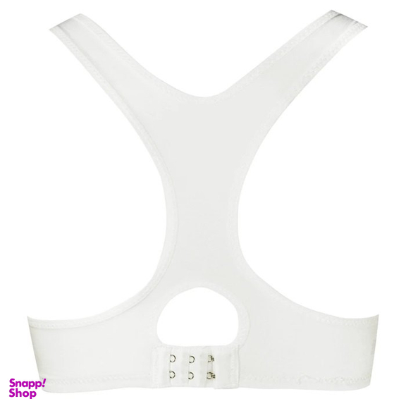 نیم تنه ورزشی زنانه مدل پشت قهرمانی رنگ سفید