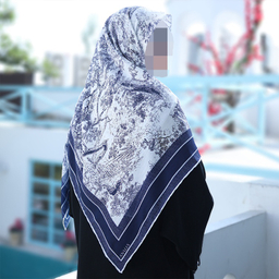 روسری زنانه طرح دیور مدل جنگل کد ANA8001