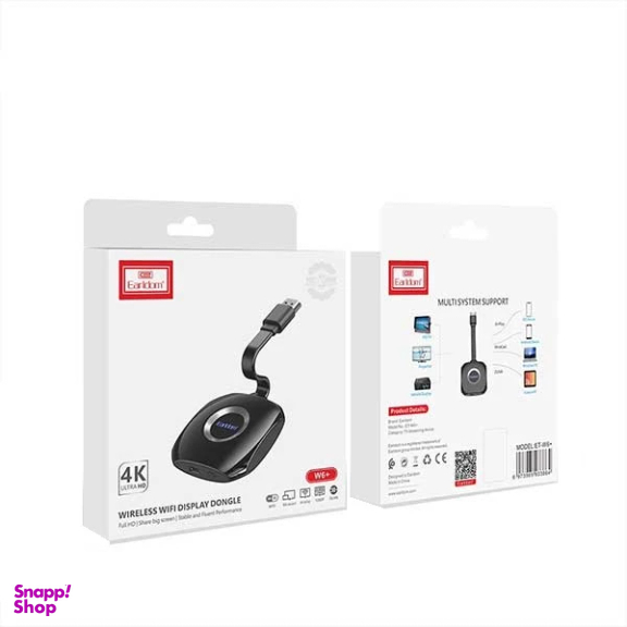 دانگل HDMI ارلدام مدل +ET-W6 4K ULTRA HD