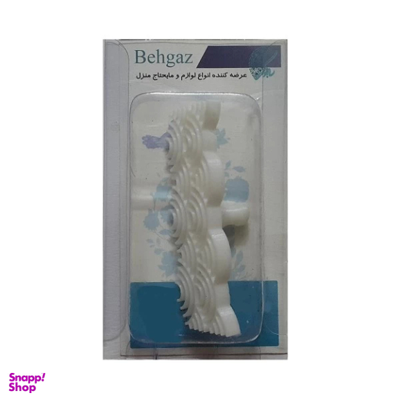 قالب و مهر دسر به گز مدل حلوا تزیینی طرح موج