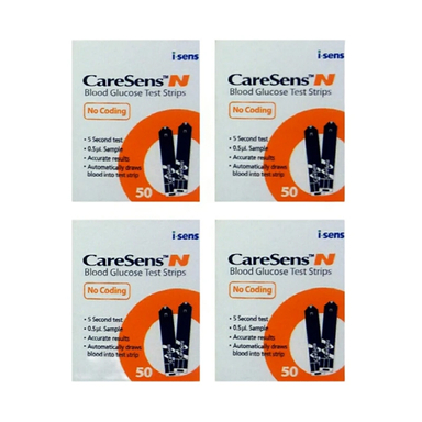 نوار دستگاه تست قند کرسنس مدل sensor مجموعه 4 عددی