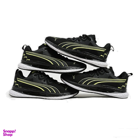 کفش کتانی طرح پوما کد 5442 رنگ مشکی سبز