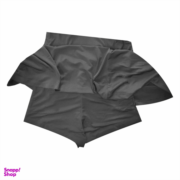 مایو یک تکه زنانه مدل دامندار رنگ مشکی