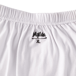 شورت مردانه ماییلدا مدل پادار پنبه ای کد 4702-4 رنگ سفید بسته 4 عددی