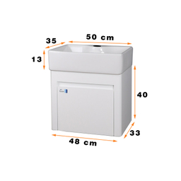 ست کابینت و روشویی دلفین مدل 5030-1
