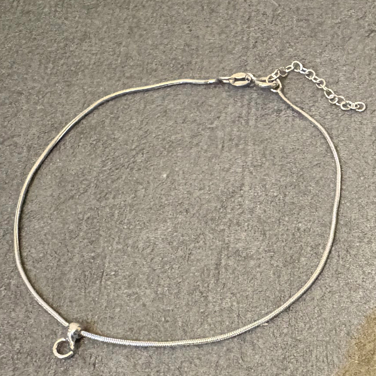 پابند نقره زنانه گیرا مدل ماری کد G0563