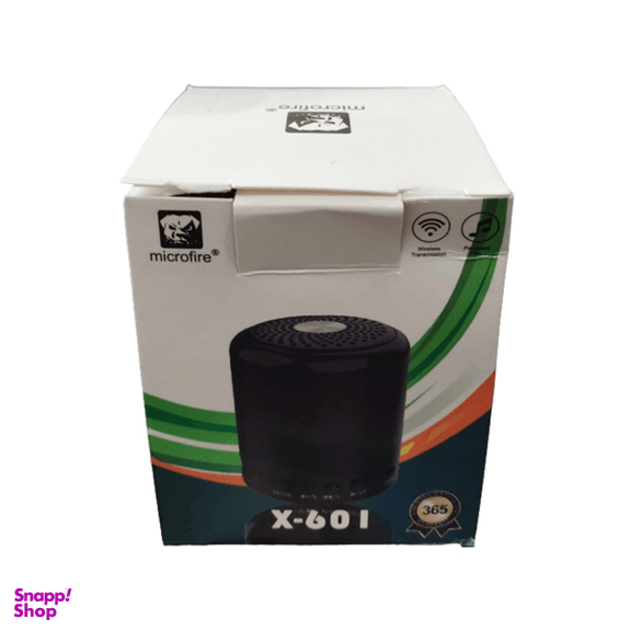 اسپیکر بلوتوثی قابل حمل میکروفایر مدل X-601