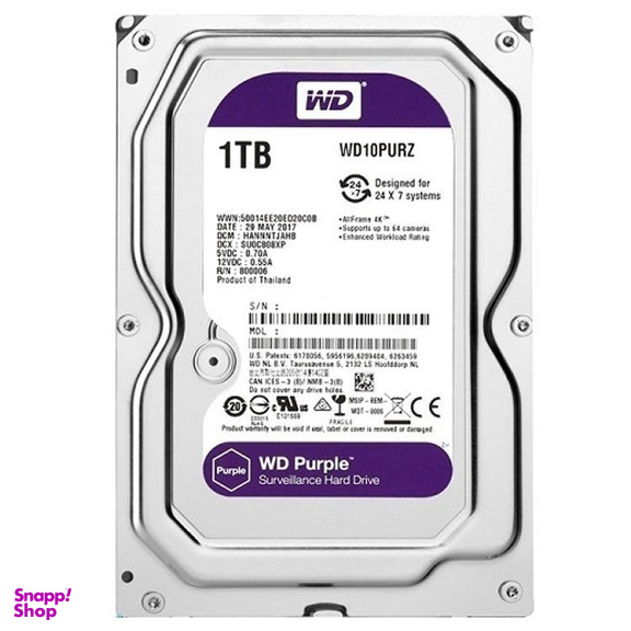 هارد دیسک اینترنال دوربین مداربسته وسترن دیجیتال مدل Purple Surveillance WD11PURZ