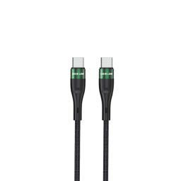 کابل دیتا 60 وات Type-C گرین لاین مدل GNCBCTYC3MBK طول 3 متر