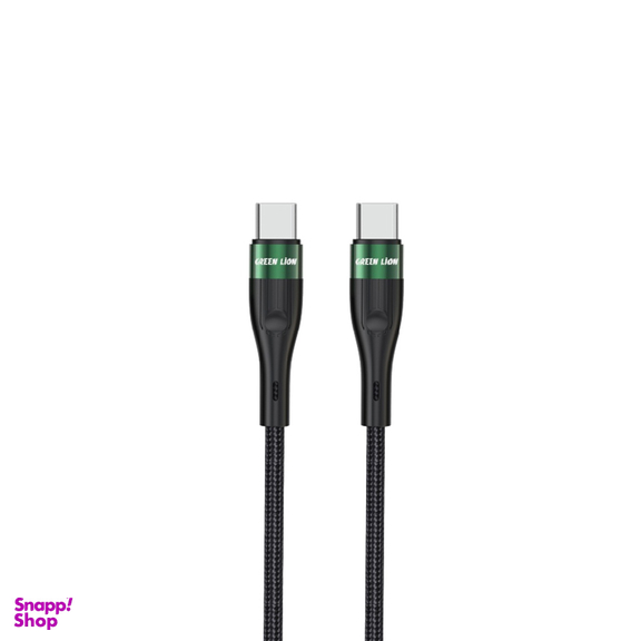 کابل دیتا 60 وات Type-C گرین لاین مدل GNCBCTYC3MBK طول 3 متر
