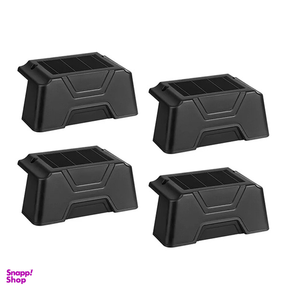 چراغ پارکی خورشیدی سولونیکس مدل لب پله ای کد SS-DL مجموعه 4 عددی