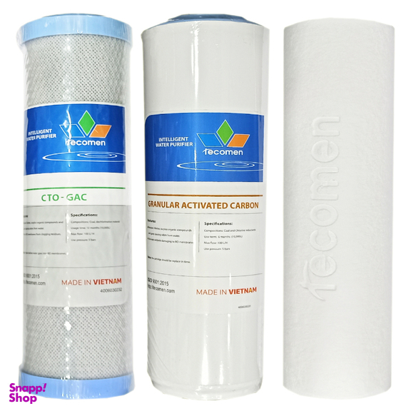 فیلتر تصفیه کننده آب تکومن مدل 3 مرحله pro مجموعه 3 عددی