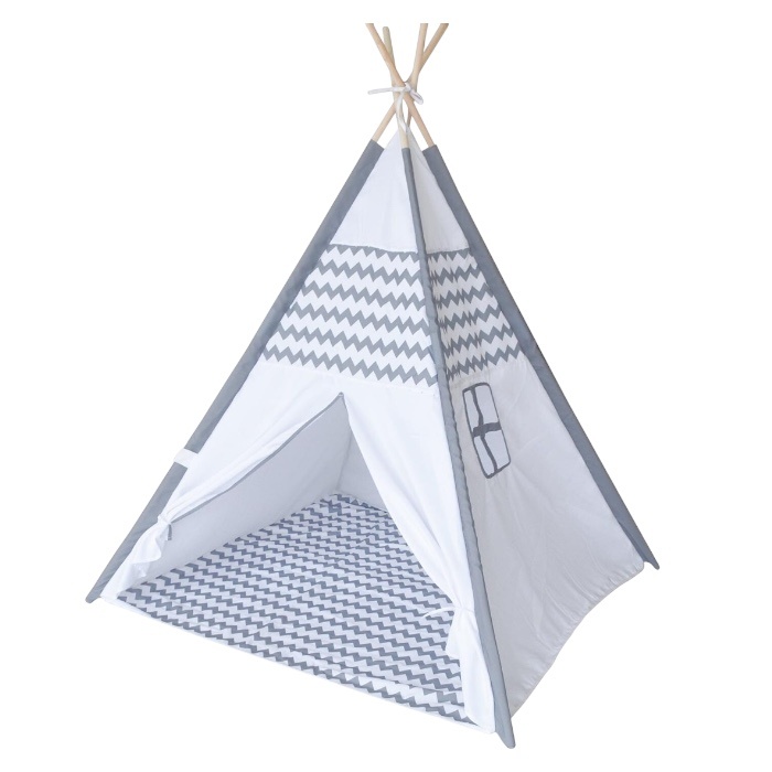 چادر بازی کودک طرح سرخ پوستی کد 002