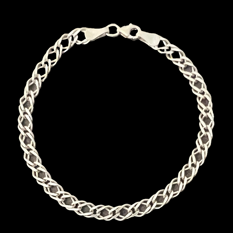 دستبند نقره زنانه گیرا مدل کارتیه دوبل G0592