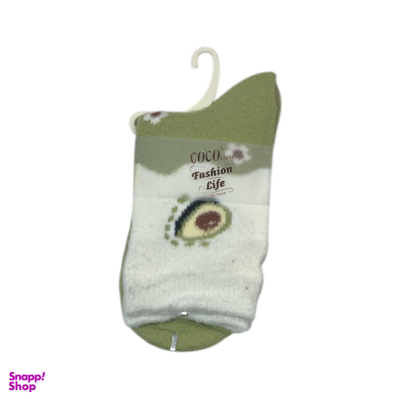 جوراب زنانه کوکو اند هانا طرح آووکادو کد Coco-22