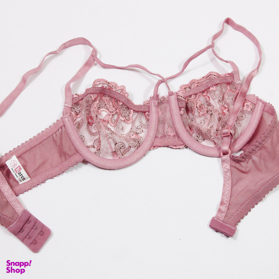 سوتین زنانه کارنا رز مدل فنردار کد 3377-17 رنگ صورتی