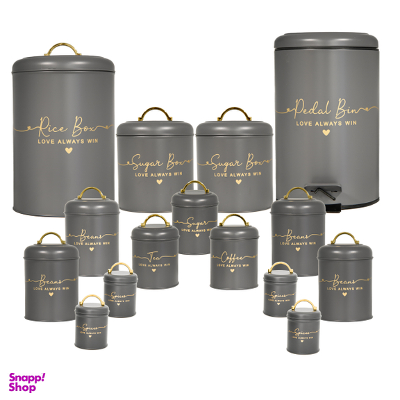 سرویس آشپزخانه بی.وی.کی 16 پارچه مدل l.o.v.e کد XR_805695