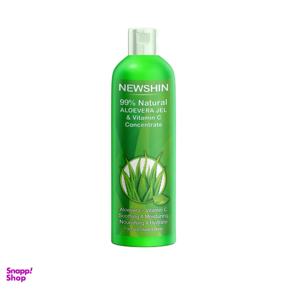 ژل آبرسان نیوشاین مدل آلوئه ورا و ویتامین سی حجم 250 میلی لیتر