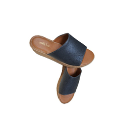 صندل زنانه نیکتا مدل آرامیس کد 530-21 رنگ زغالی